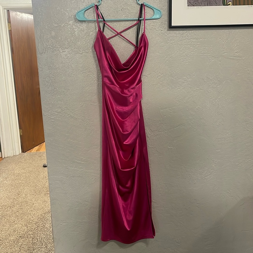 Hot pink Windsor dress